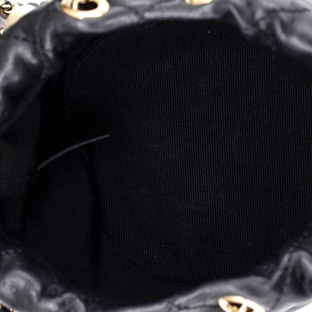 Chanel Mini Drawstring Round Bucket Bag - Picture 5 of 6